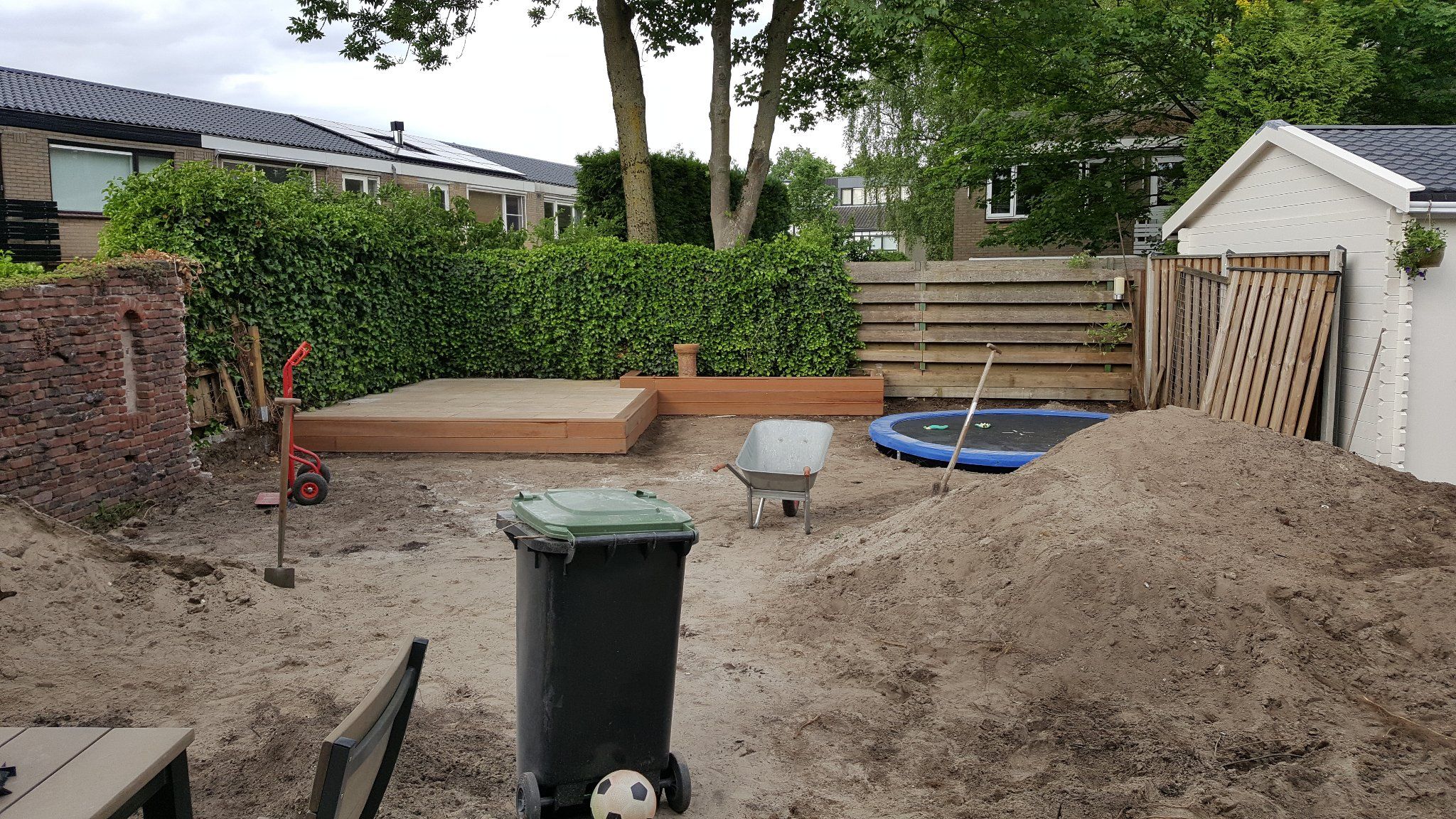 Egaliseren Van Tuin Leggen Van Graszoden Werkspot