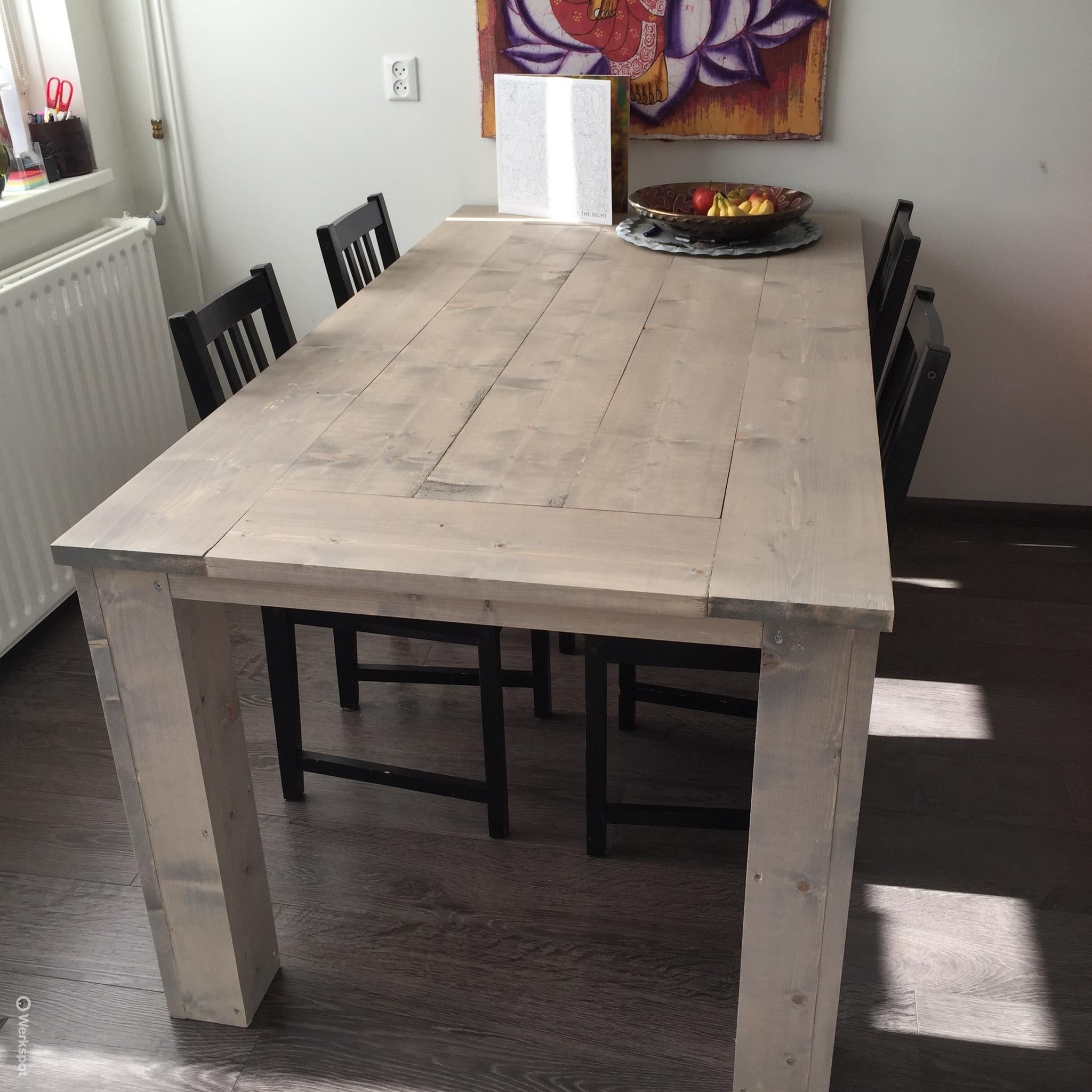 Houten eettafel 180 cm lang Werkspot