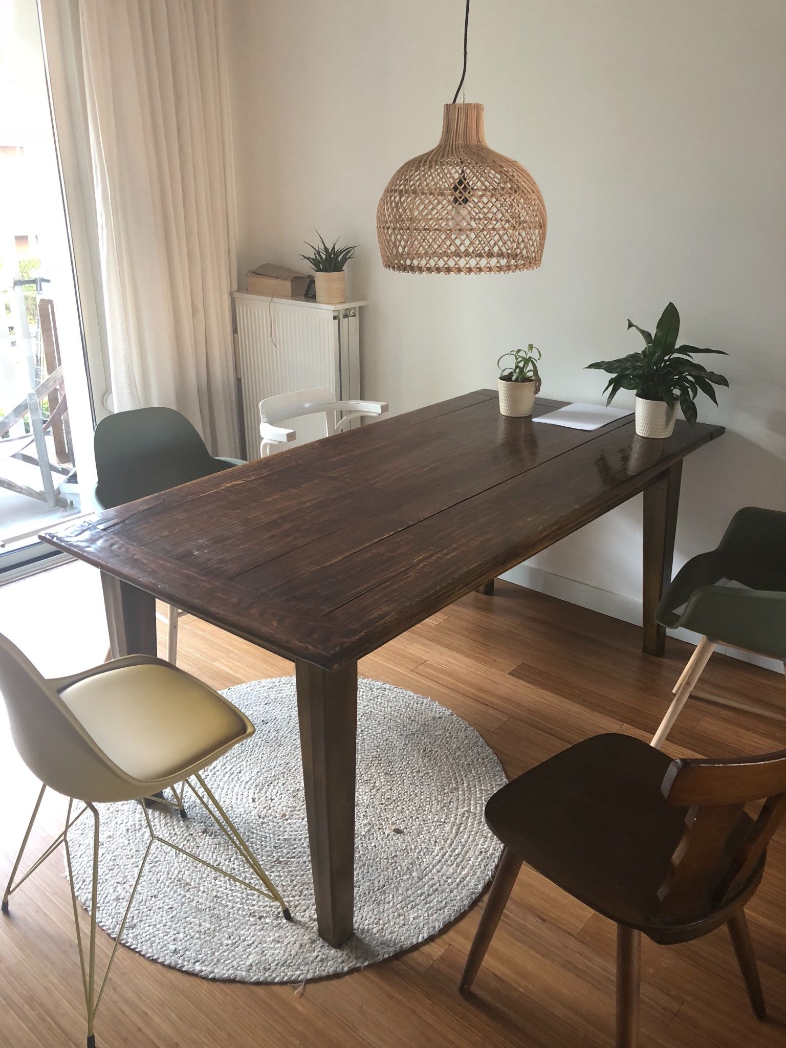 Lakken houten tafel blad Werkspot