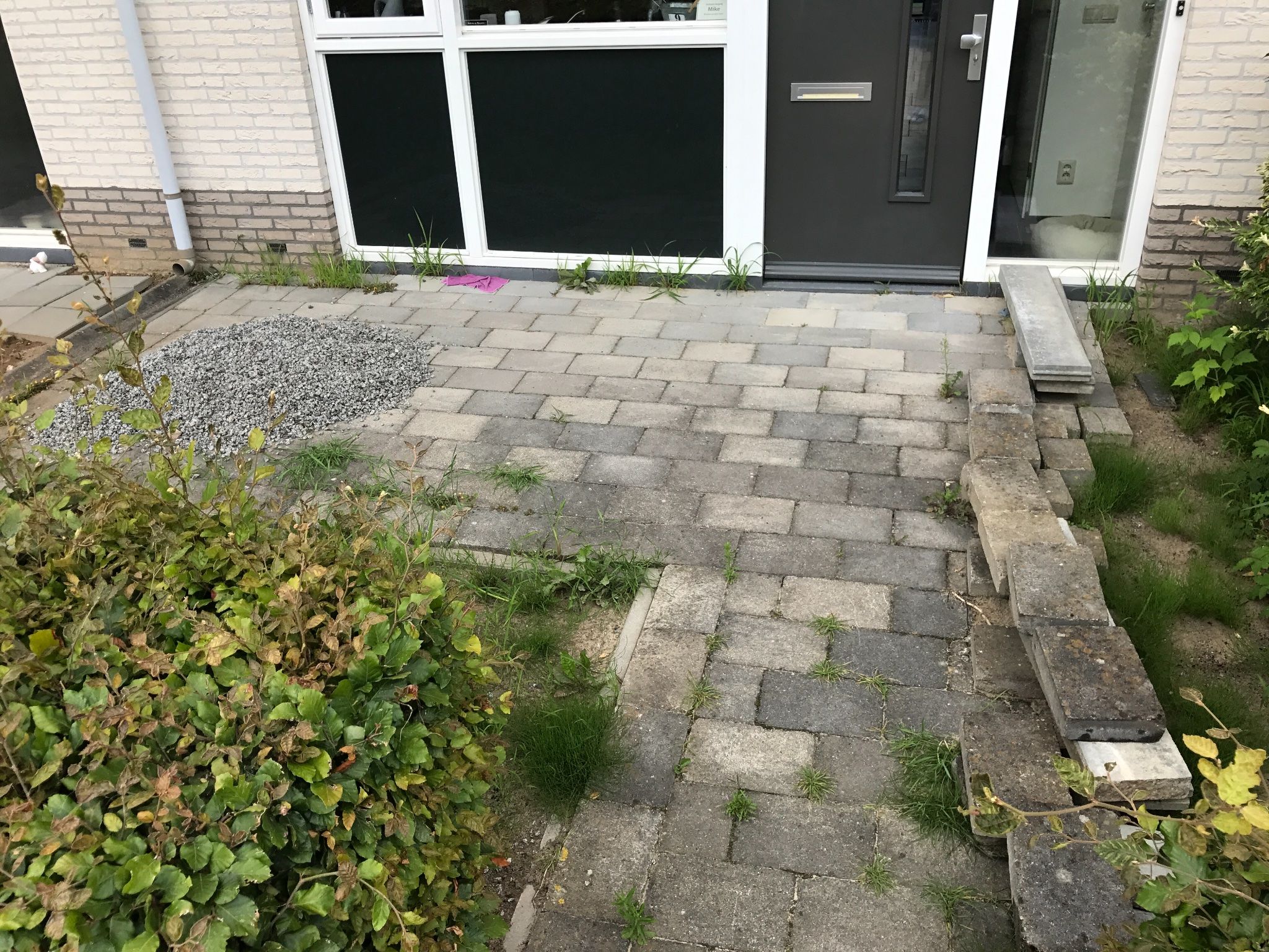 Tuin opnieuw bestraten Werkspot