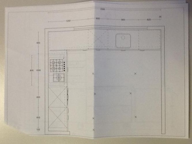 Keuken gereed maken volgens leidingschema + raapwerk Werkspot