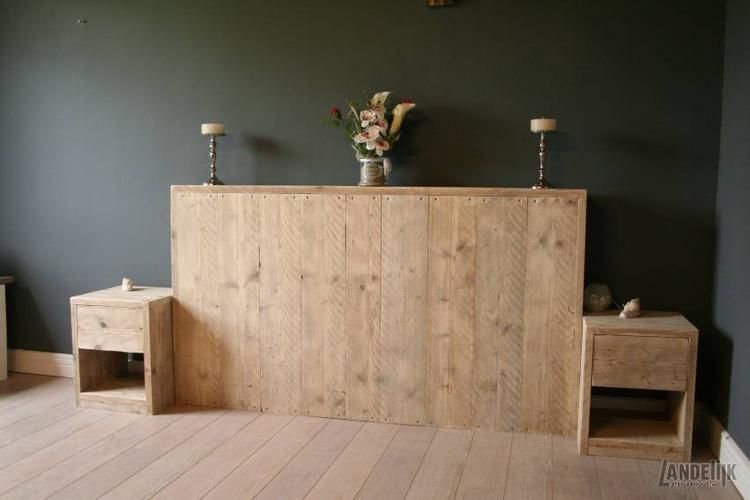 Houten Hoofdbord Maken Bed Werkspot