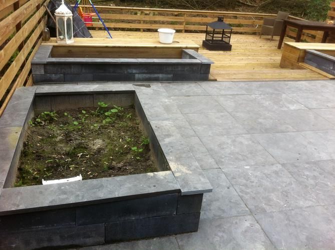 60x60 tegels leggen tuin