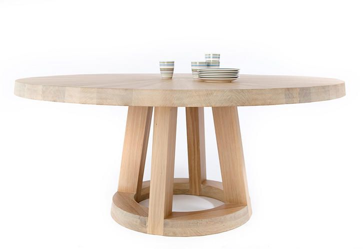 Ronde tafel met 'zuil' als poot Werkspot