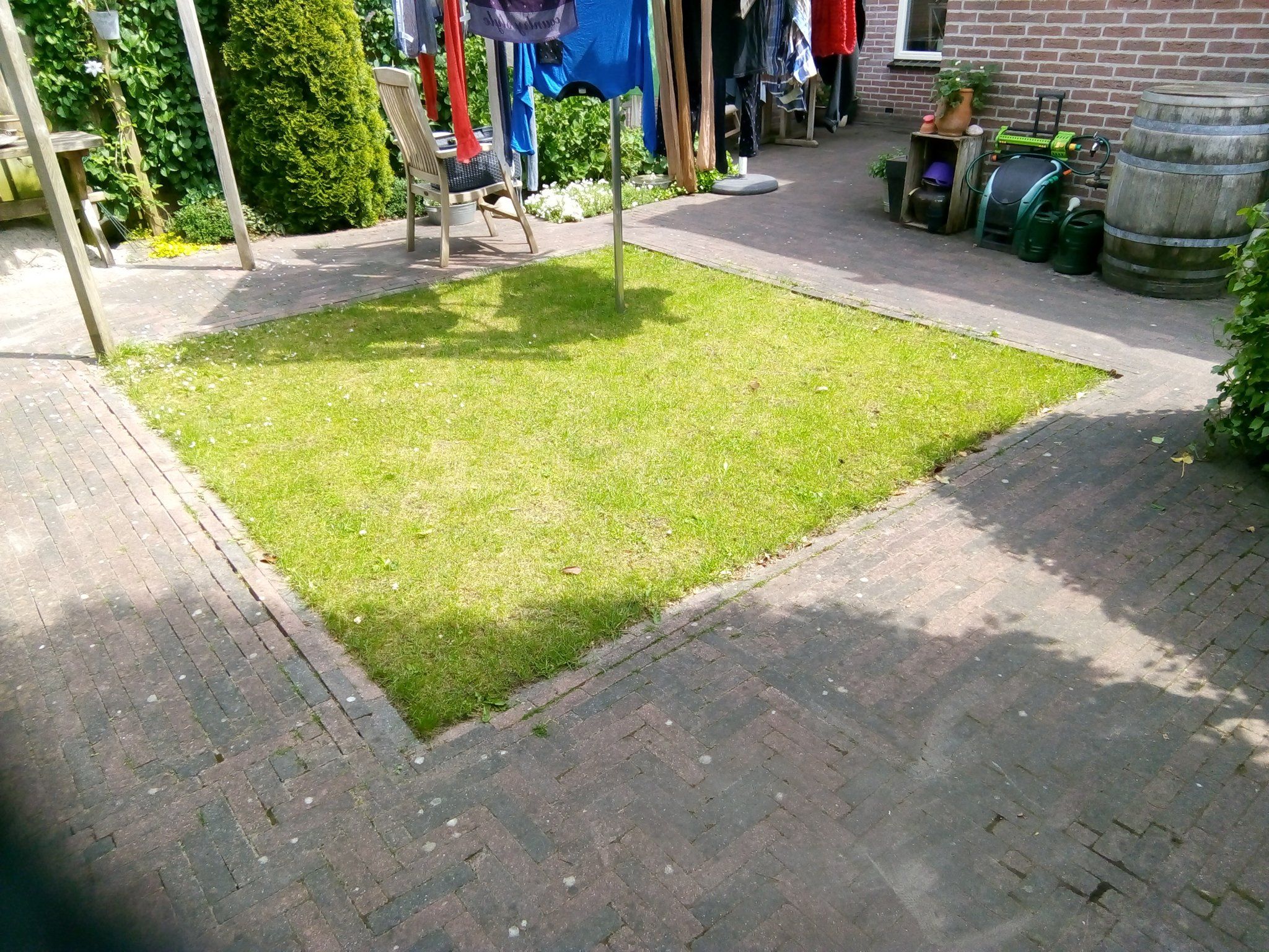 Straatwerk tuin ophogen Werkspot