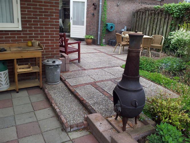 tuin betegelen Werkspot