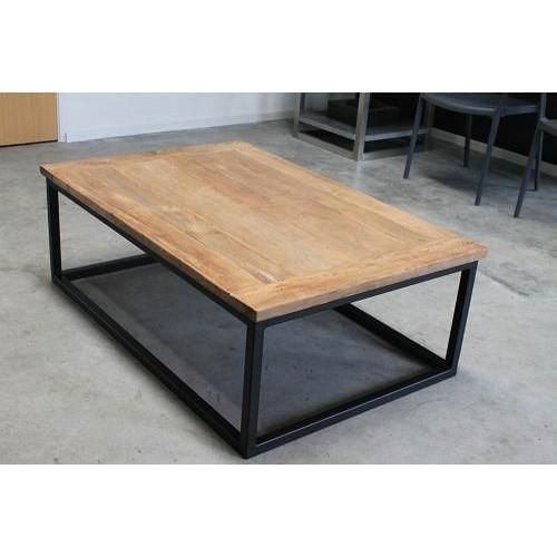 Zwart metalen onderstel voor salontafel L130 X B80 X H40 Werkspot