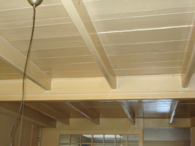 Schilderen houten plafond Werkspot