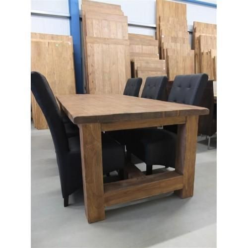 eetkamer tafel lengte 220 cm breed 100 cm hoogte 80 cm tussen de p