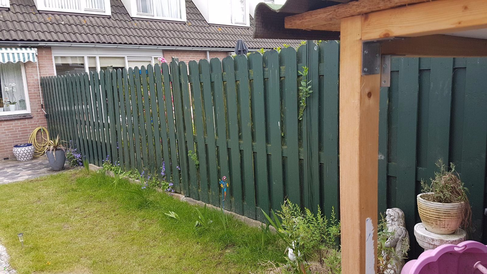 Tuin schutting verfen Werkspot