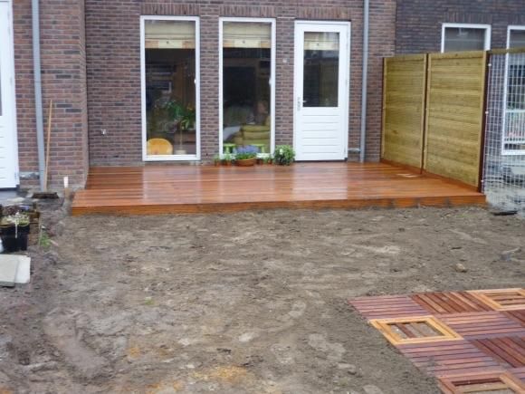 Tuin houten vlonder maken Werkspot