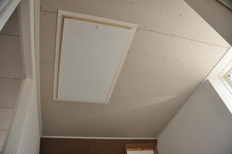 Afwerken plafond en muur na plaatsing dakkapel (gips) Werkspot