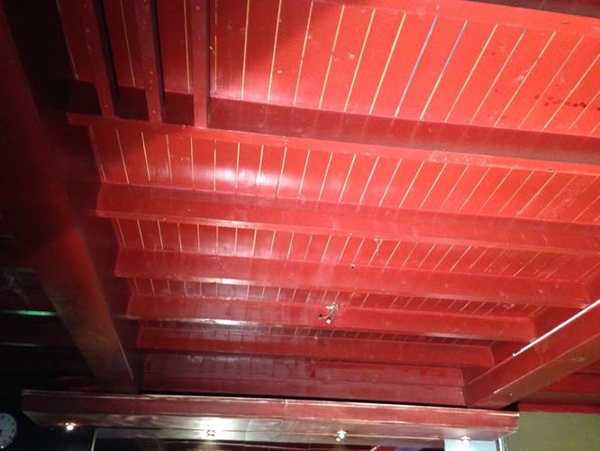 Houten plafond spuiten Werkspot