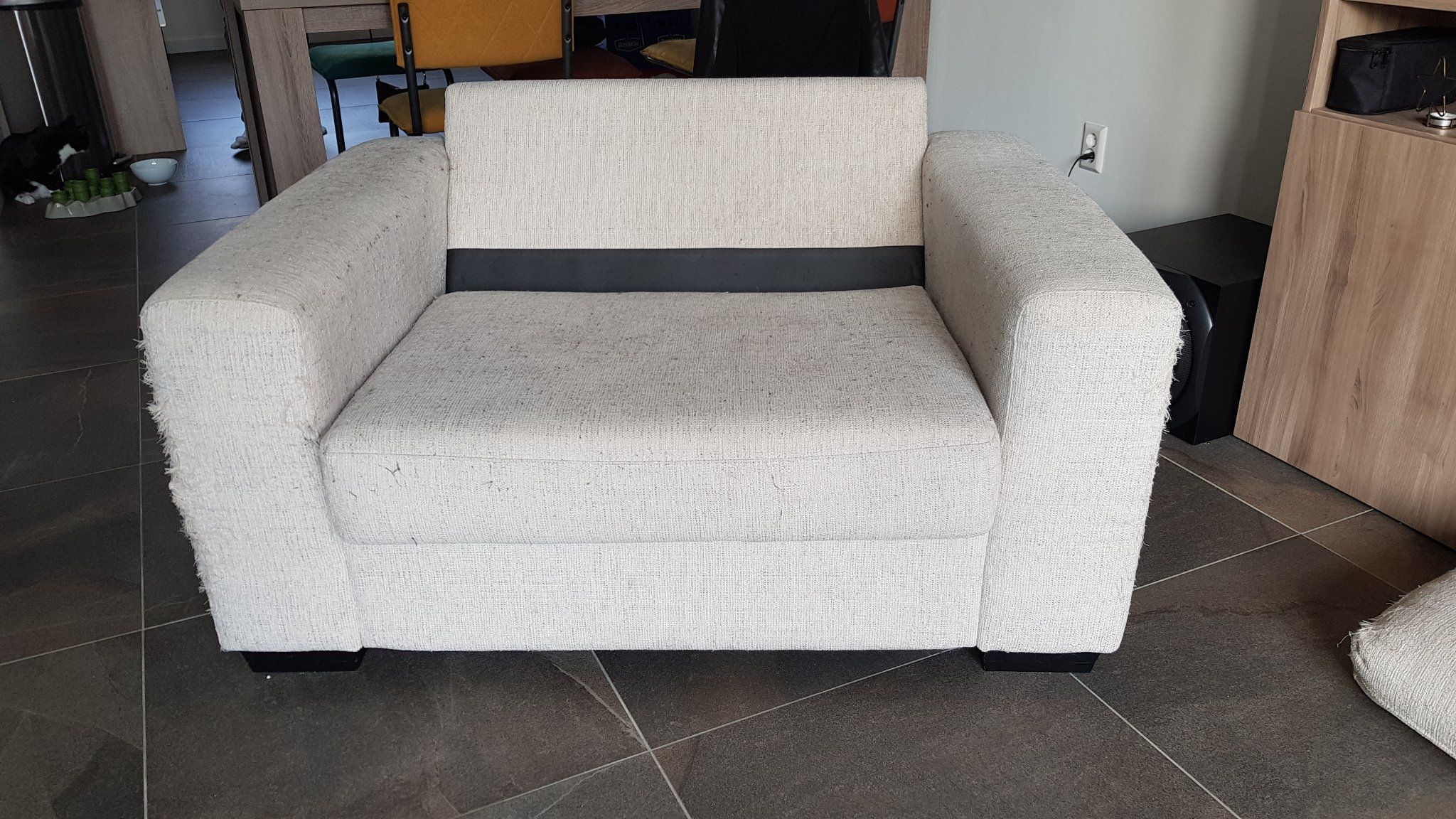 Fauteuil stofferen Werkspot