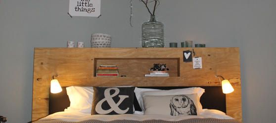 houten hoofdbord maken bed Werkspot