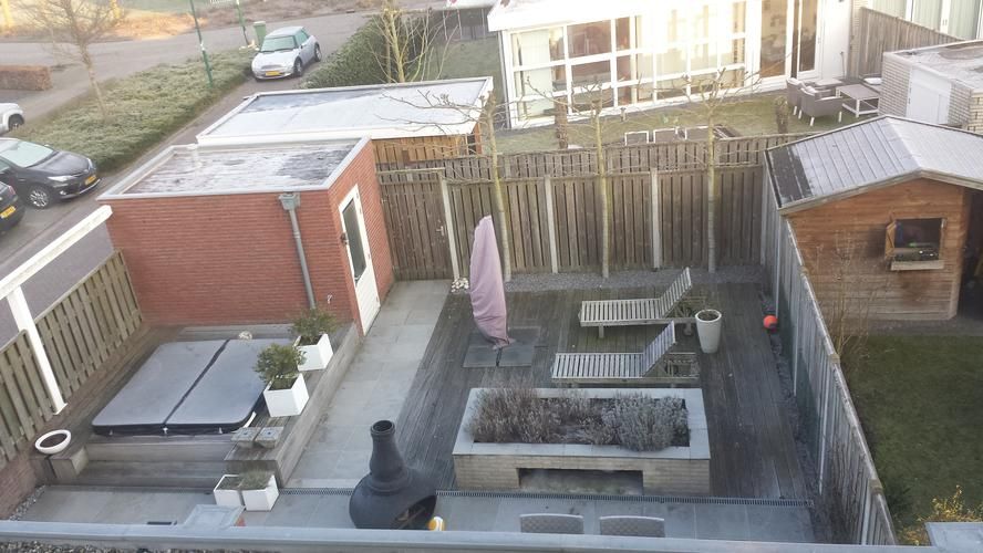 Vervanging hout van terras en ombouw jacuzzi Werkspot