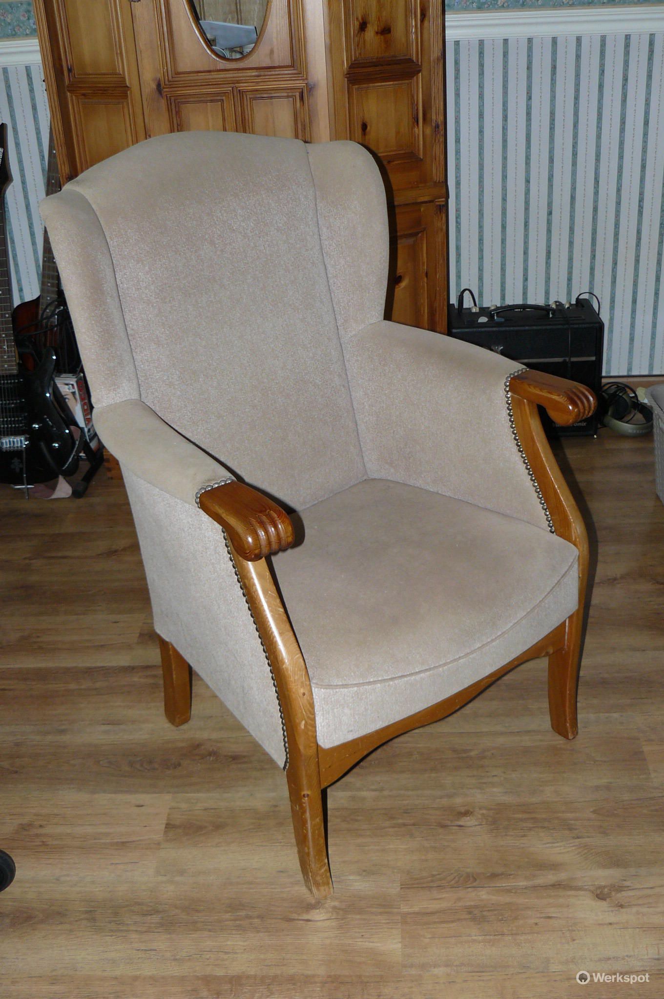 fauteuil stofferen Werkspot