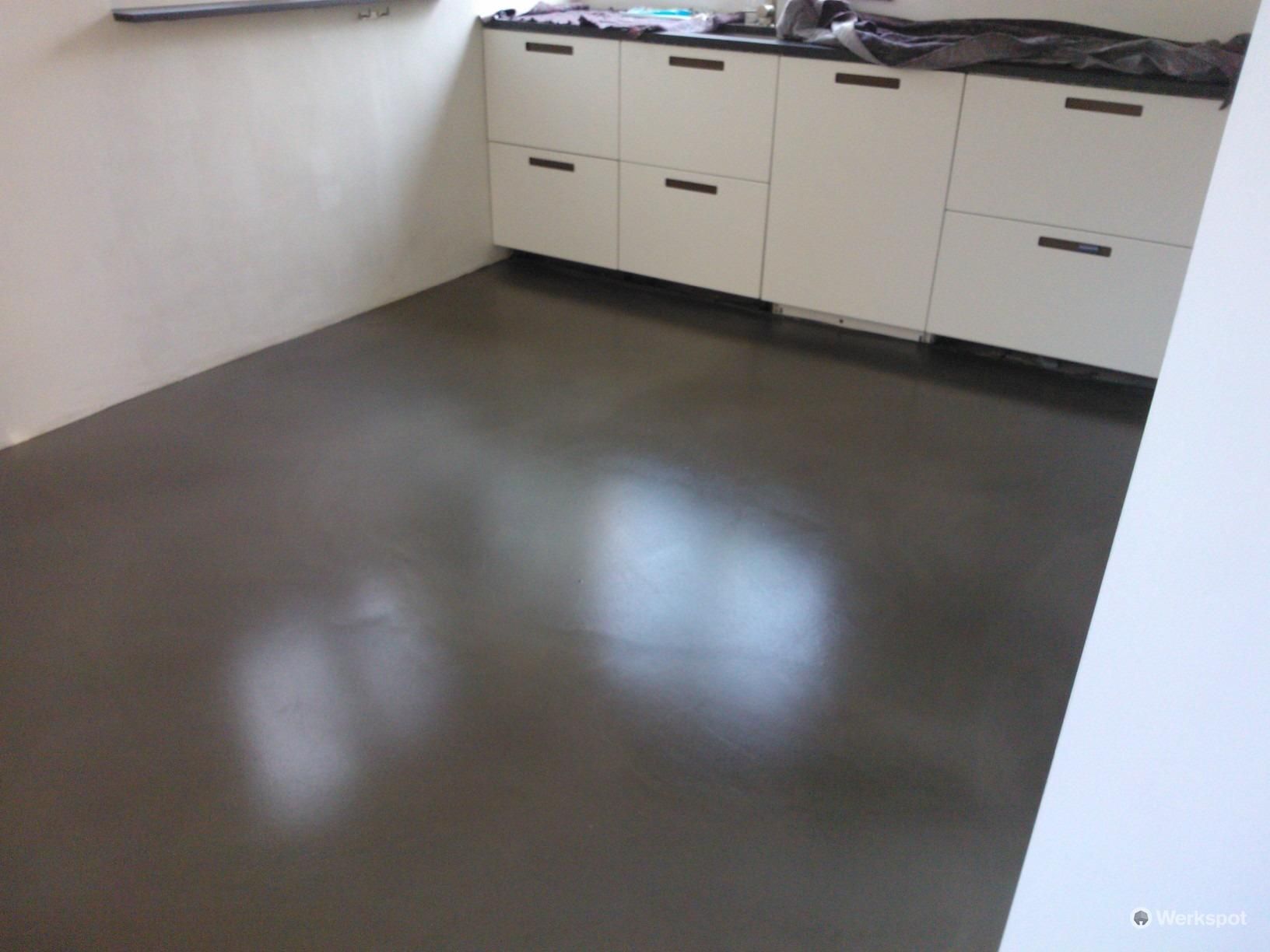 Vloerkeuken Beton Look Gieten Werkspot