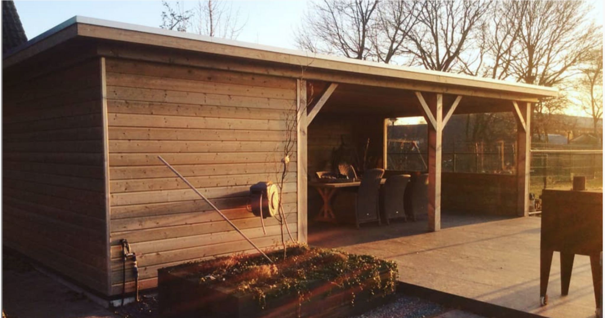 Veranda aanleggen Hout (bouwpakket) Werkspot