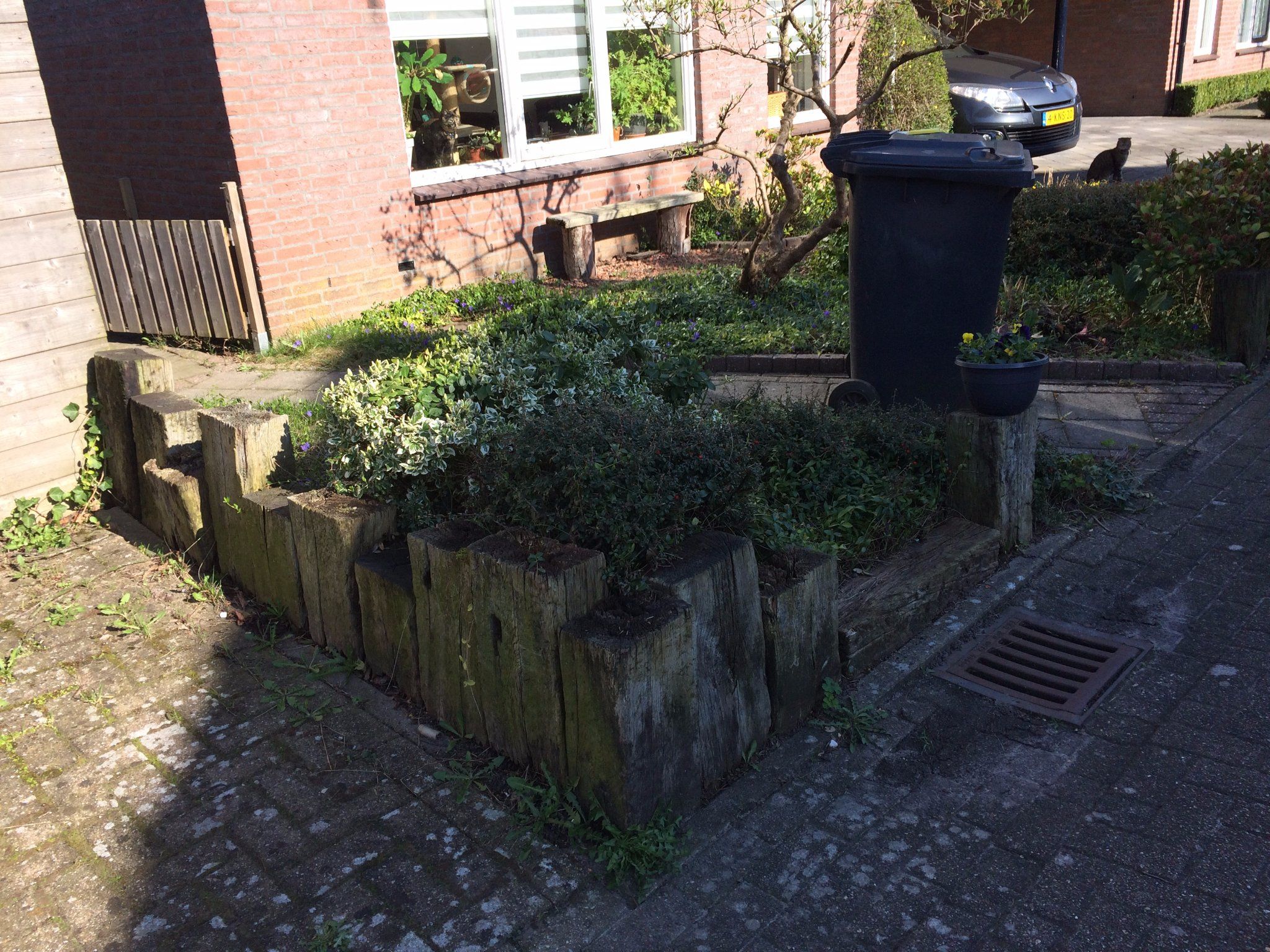 oude bielzen vervangen in tuin Werkspot