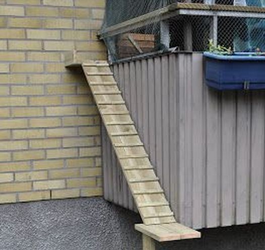 Kattentrap ontwerpen en plaatsen voor balkon naar tuin Werkspot