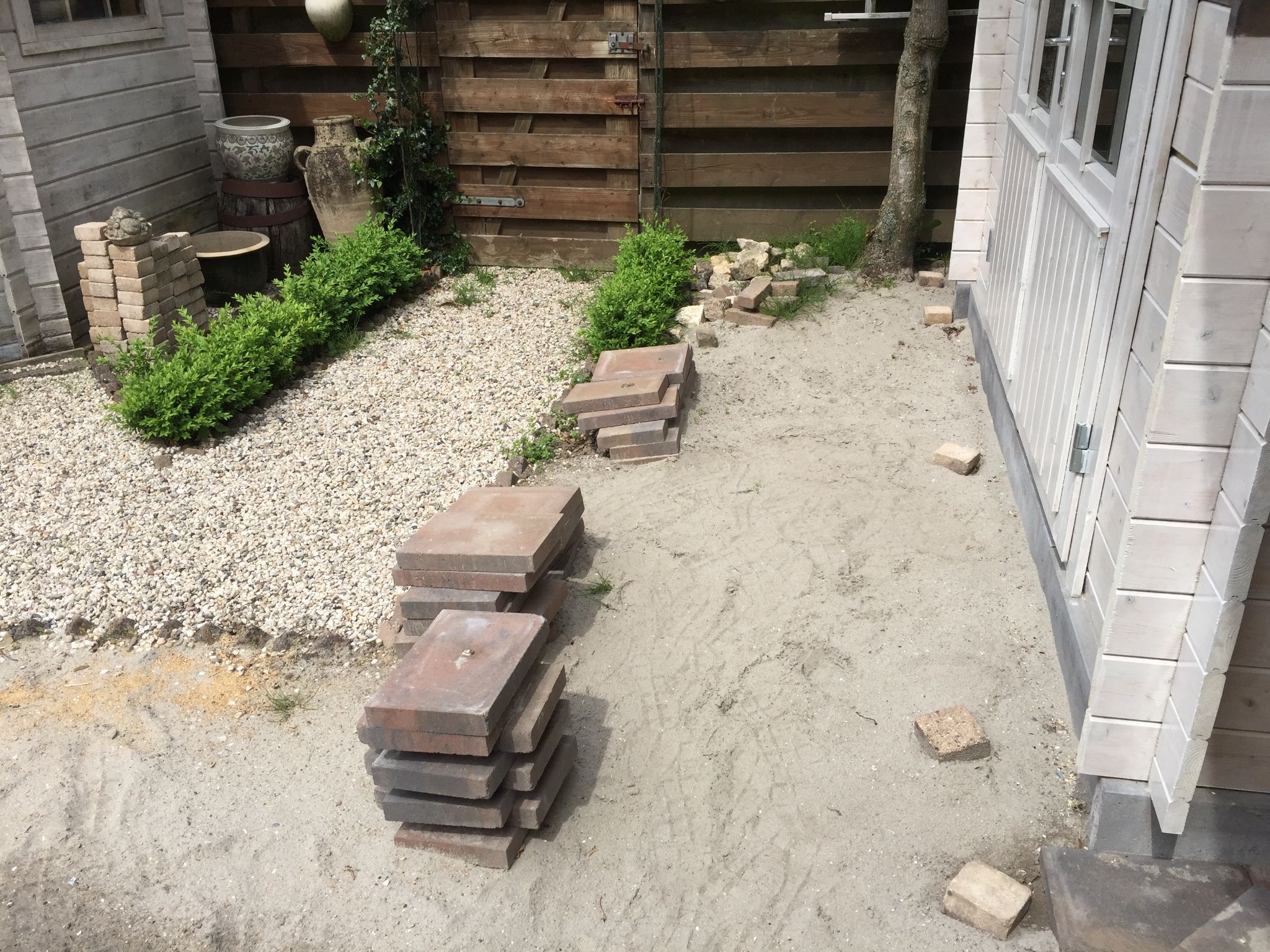 Tuin terras afmaken Werkspot