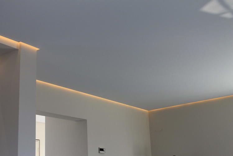 plafond woonkamer verlagen met led licht Werkspot