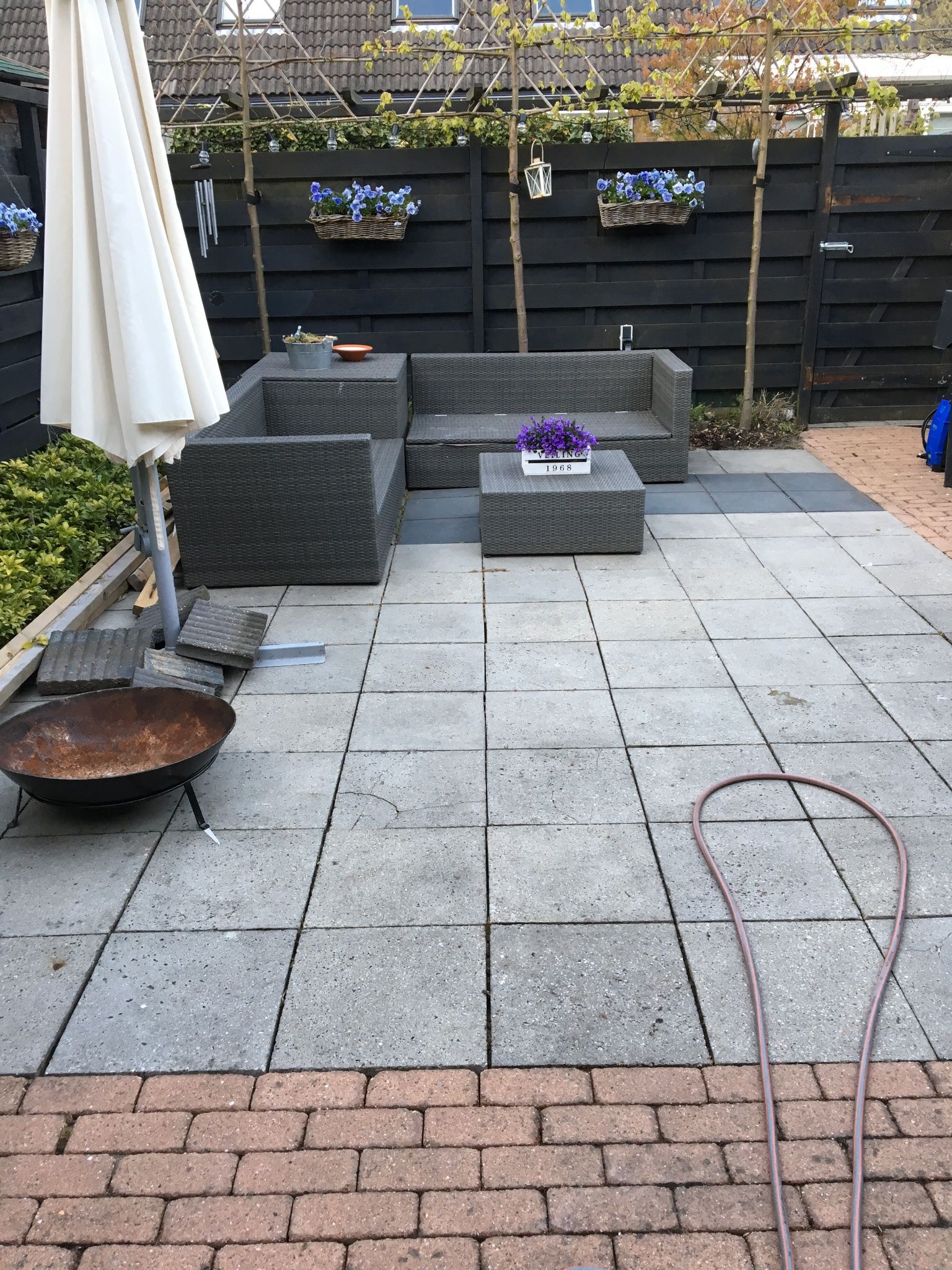 houten vlonder in tuin + reparatie oude vlonder Werkspot