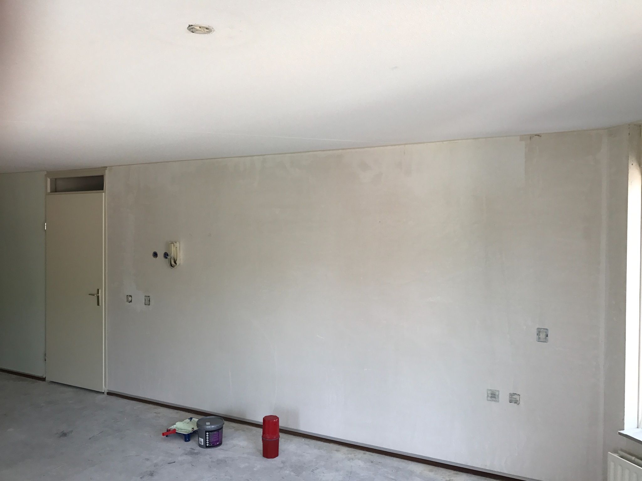 60 M2 muren spuiten Werkspot