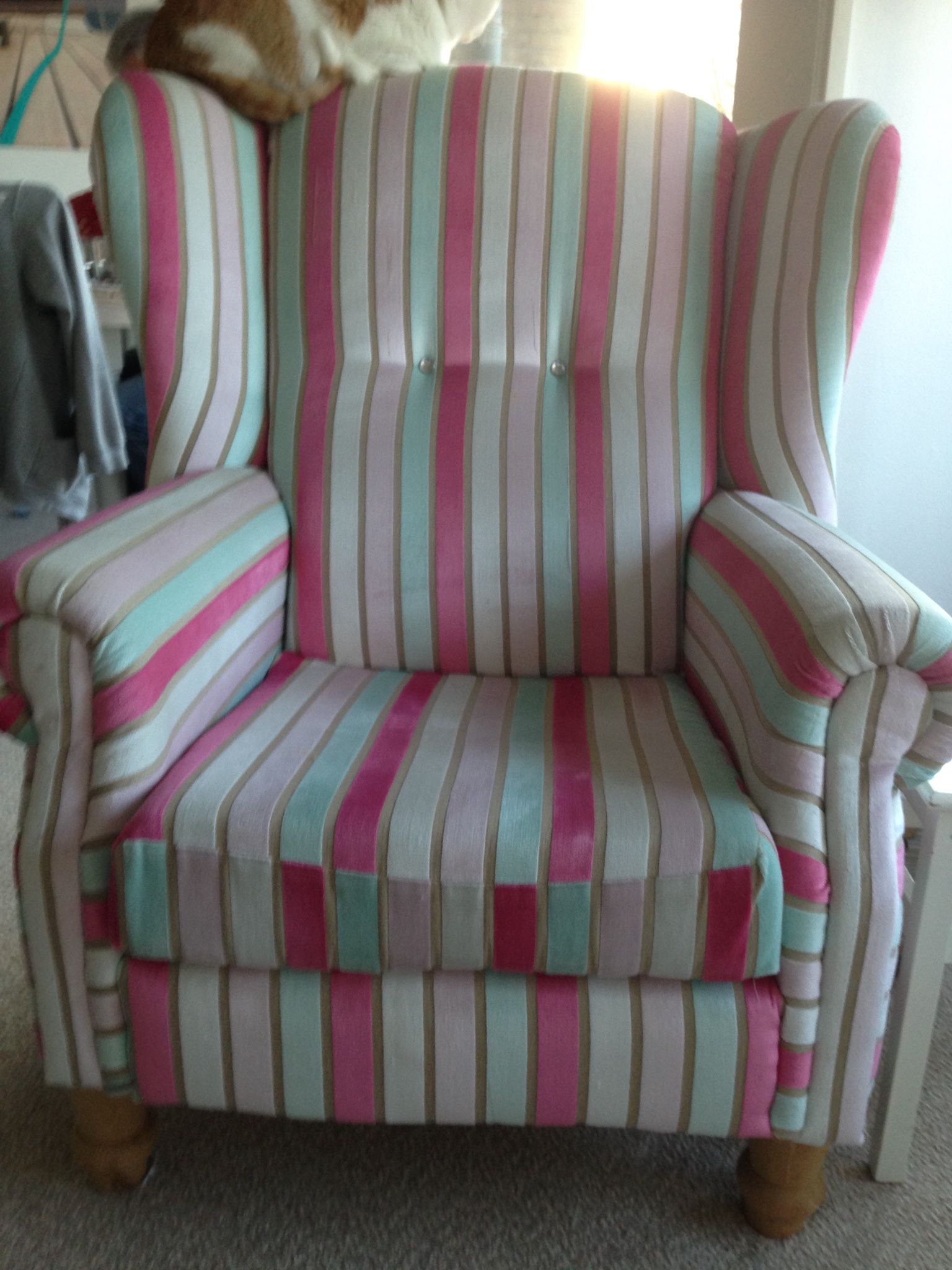 bekleden fauteuil Werkspot