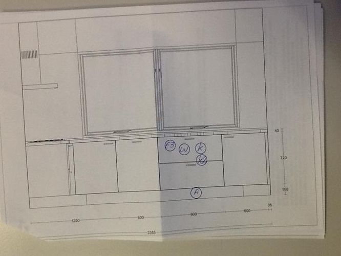 Keuken gereed maken volgens leidingschema + raapwerk Werkspot