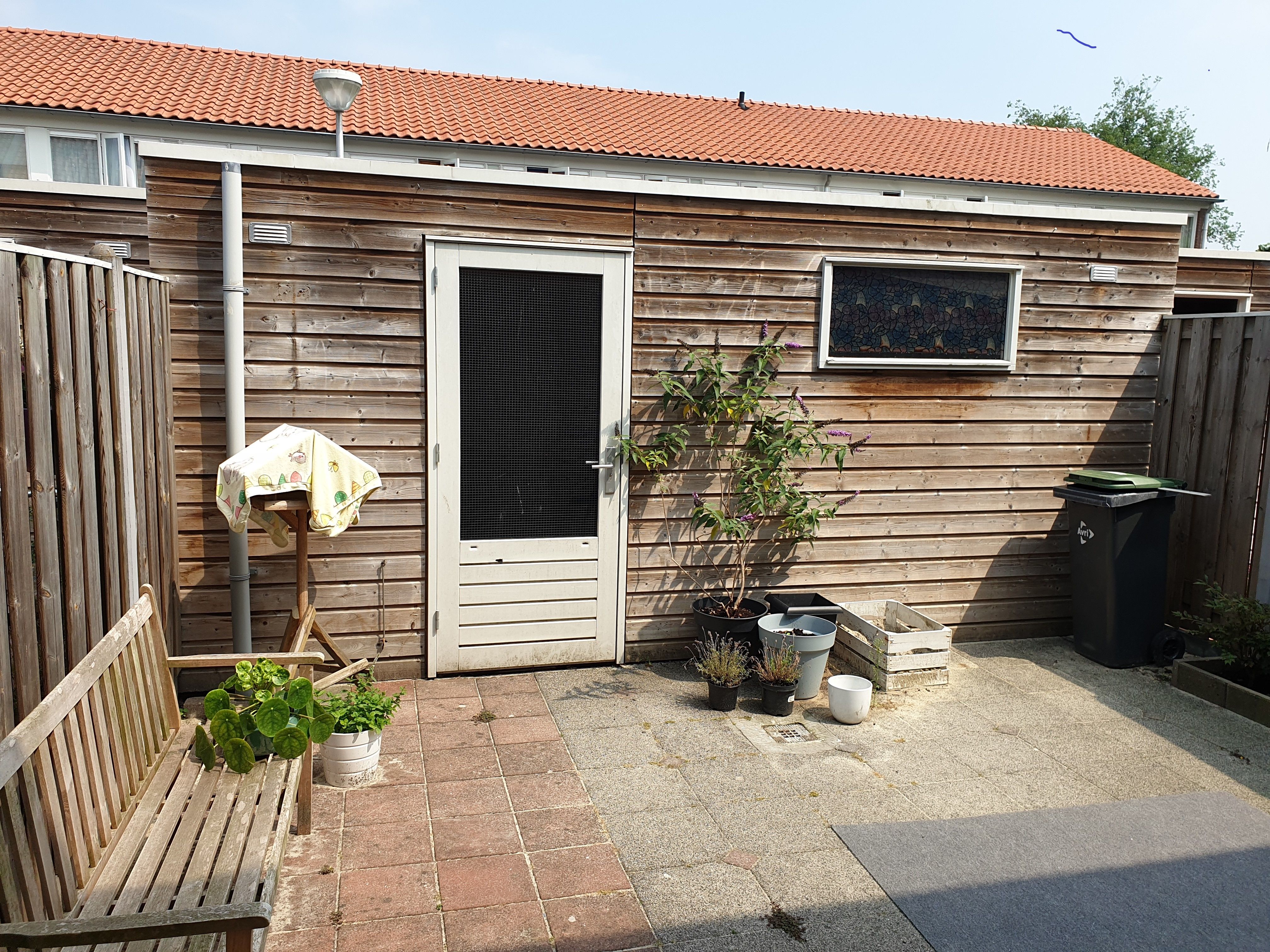 Garage 22 m2; Houten schuur inkorten (incl. dakleer+goot) Werkspot